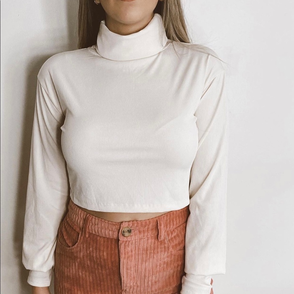 Boutique turtleneck crop